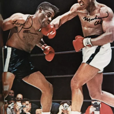 Muhammad Ali & Floyd Patterson 8X10 aláírt fotó