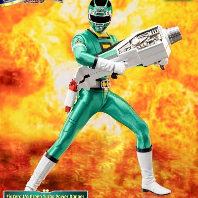 Power Rangers Turbo FigZero Akciófigura 1/6 Green Turbo Power Ranger 30 cm