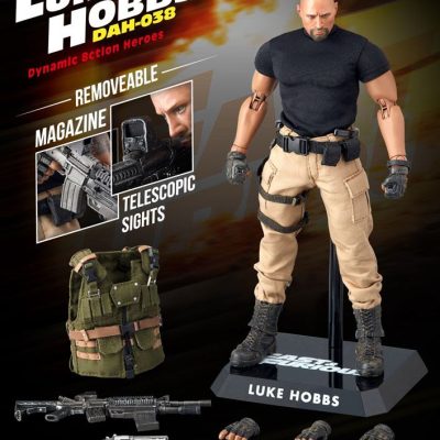 Fast & Furious Dynamic 8ction Heroes Akciófigura 1/9 Luke Hobbs 21 cm