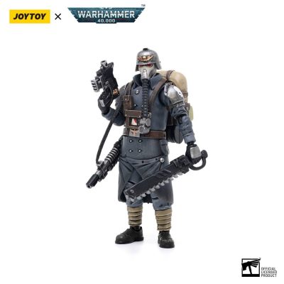 Warhammer 40k Akciófigura 1/18 Death Korps of Krieg Veteran Squad Sergeant 10 cm