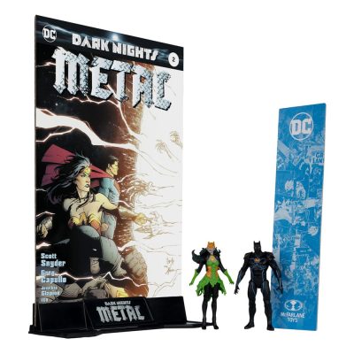 DC Direct Page Punchers Akciófigura 2-Pack Batman of Earth-44 & Batman of Earth-11 (Dark Nights: Metal) 8 cm