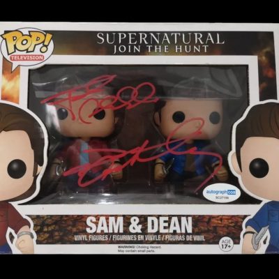 Supernatural Jared Padalecki & Jensen Ackles Sam & Dean Exclusive aláírt Funko Pop! figura