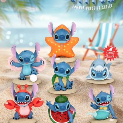Lilo & Stitch Mini Egg Attack Figura 10 cm Stitch summer dress up Series Assortment (6)