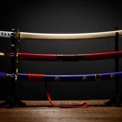 One Piece Proplica Replicas 1/1 Roronoa Zorro Three Sword Style Swords Set 95 cm