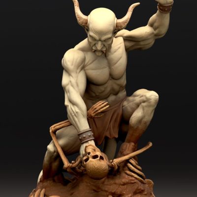 Kreator Szobor 1/10 Kreator Pleasure to Kill Album Ver. 13 cm