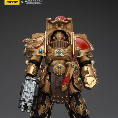 Warhammer The Horus Heresy Akciófigura 1/18 Legio Custodes Aquilon Terminator Squad Aquilon with Lastrum Storm Bolter 14 cm