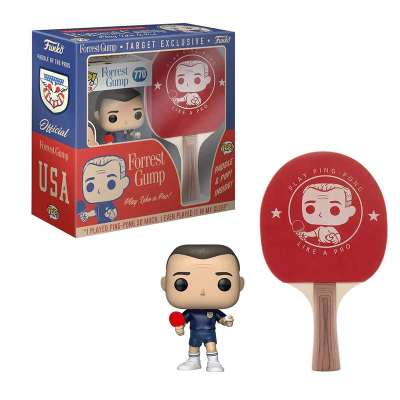 Forrest Gump with Ping Pong Paddle #770 TARGET Exclusive Funko Pop! figura szett