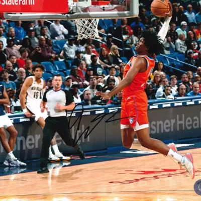 Jaylin Williams aláírt fotó 8X10 (Oklahoma City Thunder)