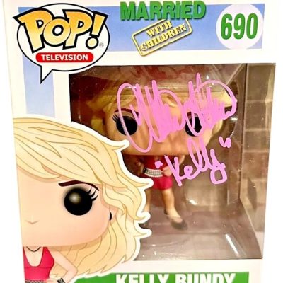 Married... with Children Christina Applegate aláírt Kelly Bundy #690 Funko Pop! figura (Egy rém rendes család)