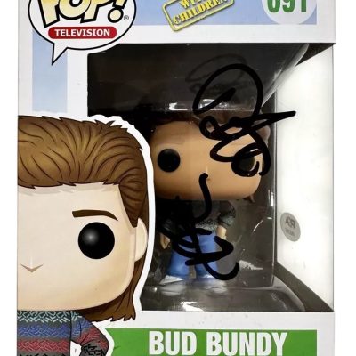 Married... with Children David Faustino aláírt Bud Bundy #691 Funko Pop! figura (Egy rém rendes család)