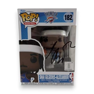 Shai Gilgeous-Alexander #182 NBA aláírt Funko Pop! figura (Oklahoma City Thunder)
