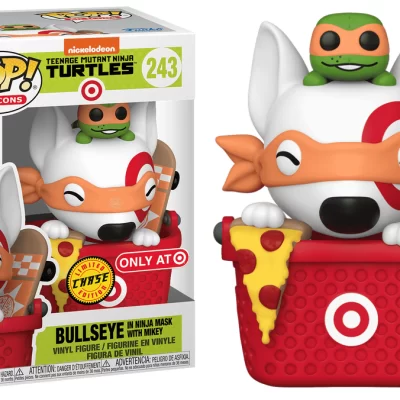 Teenage Mutant Ninja Turtles Bullseye in Ninja Mask with Mikey #243 Target Exclusive Chase Funko Pop! figura