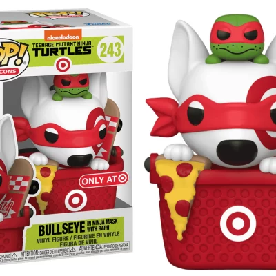 Teenage Mutant Ninja Turtles Bullseye in Ninja Mask with Raph #243 Target Exclusive Funko Pop! figura