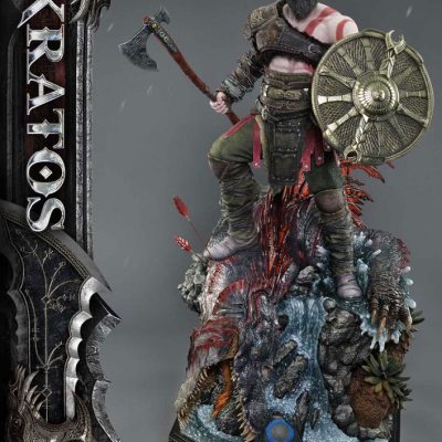 God of War: Ragnarok Real Elite Masterline Series Szobor 1/3 Kratos Ultimate Version 95 cm