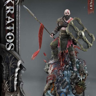 God of War: Ragnarok Real Elite Masterline Series Szobor 1/3 Kratos Ultimate Bonus Version 95 cm