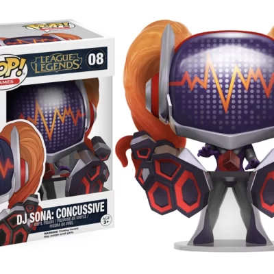 League of Legends DJ Sona Concussive #08 Exclusive Funko Pop! figura