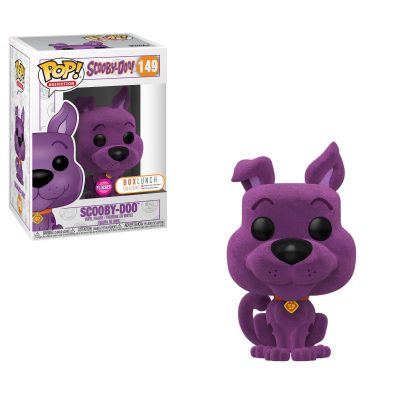 Scooby-Doo Flocked Purple #149 BoxLunch Exclusive Funko Pop! figura