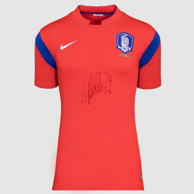 Son Heung-min aláírt focimez (Dél-Korea)