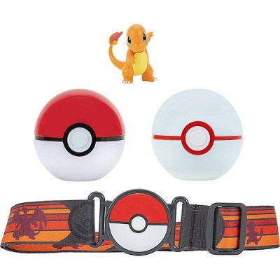 Pokémon Clip'n'Go Poké Ball Belt Set Poké Ball Luxury Ball & Charmander