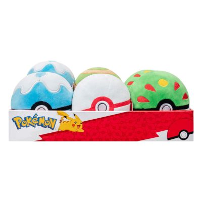 Pokémon Plüss Figura Poké Balls 10 cm Assortment (6)