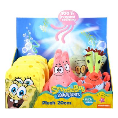 Spongebob Squarepants Plüss Figura 20 cm Assortment (12)