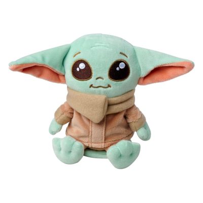 Star Wars The Mandalorian Plüss Figura Grogu Shoulder Rider 12 cm