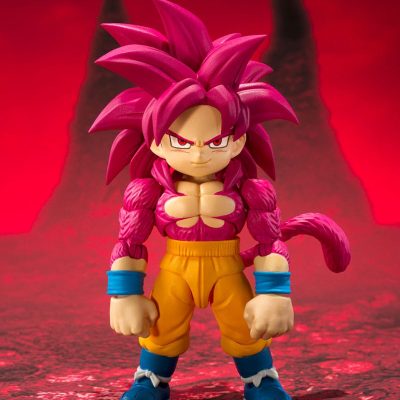 Dragon Ball Daima S.H.Figuarts Akciófigura Super Saiyan Level 3 Vegeta (mini) 8 cm