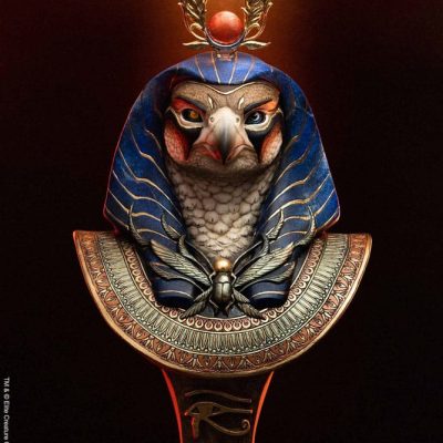 Life-Size Bust Horus by Miyo Nakamura 80 cm