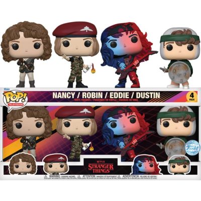 Stranger Things POP! TV Vinyl Figura 4-Pack S4 (EMEA) 9 cm