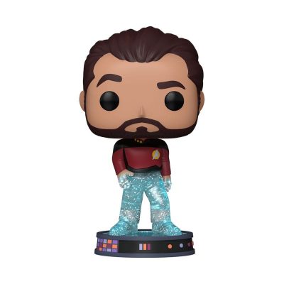 Star Trek Transporter POP! Plus Movies Vinyl Figura Riker 9 cm