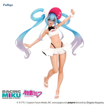 Hatsune Miku GT Project Trio-Try-iT PVC Szobor Racing Miku 2024 Summer Holiday Ver. 21 cm