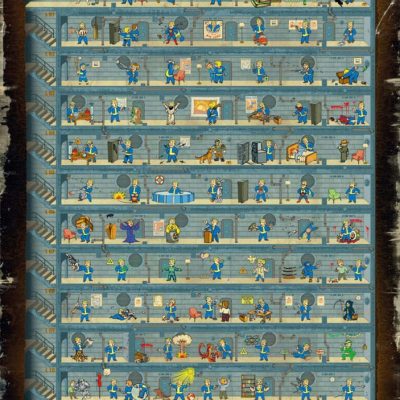 Fallout 4 Puzzle Perk Poster (1000 pieces)