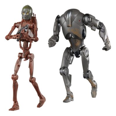 Star Wars Episode II Black Series Akciófigura 2-Pack C-3PO (B1 Battle Droid Body) & Super Battle Droid 15 cm