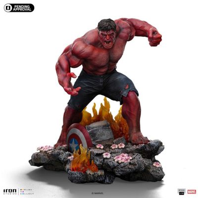 Marvel Art Scale Szobor 1/10 Red Hulk 23 cm