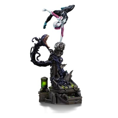 Spider-Man vs Villains Art Scale Szobor 1/10 Ghost Spider Diorama  34 cm