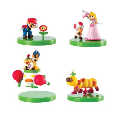 Super Mario Buildable Figura Mystery Pack 6 cm Display (12)