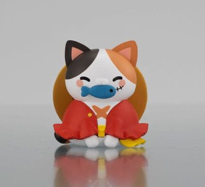 One Piece Mega Cat Project Trading Figura 3-Pack Nyan Piece Nyan! Happy Trio 2024 Limited Ver. 3 cm