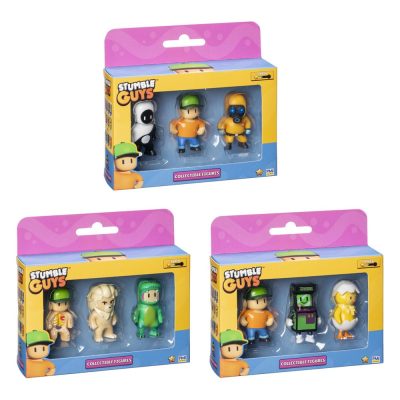 Stumble Guys: Wave 2 3-Figura window box collectible Figura assortment