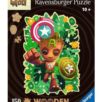 Marvel WOODEN Jigsaw Puzzle Groot (150 pieces)
