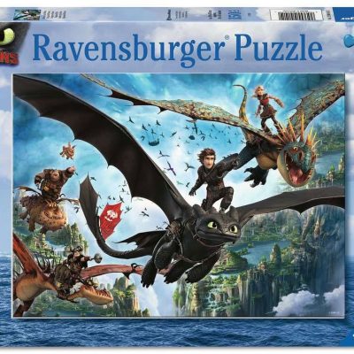 How to Train Your Dragon Children's Jigsaw Puzzle XXL Dragons & Heroes (150 pieces)