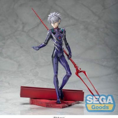 Evangelion: 3.0+1.0 Thrice Upon a Time Luminasta PVC Szobor Kaworu Nagisa x Spear of Longinus 21 cm