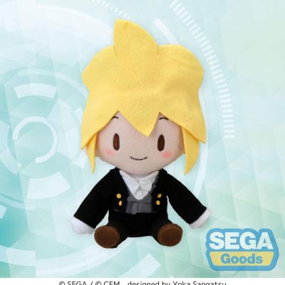 Hatsune Miku: Project DIVA Arcade Future Tone Fuwa Petit Plüss Figura Kagamine Len Butler Ver. (EX) 16 cm