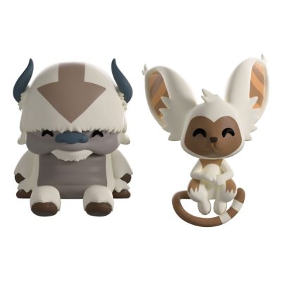 Avatar: The Last Airbender Vinyl Figura Appa and Momo Monitor Buddiez 5 cm