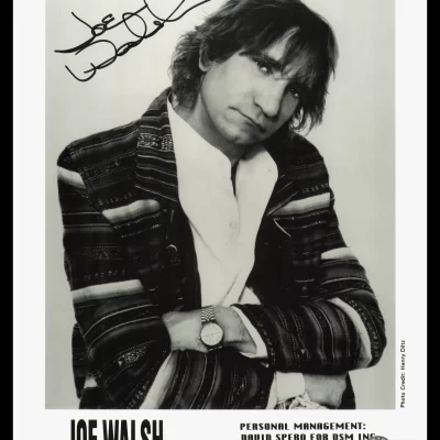 Eagles Joe Walsh 8X10 aláírt fotó