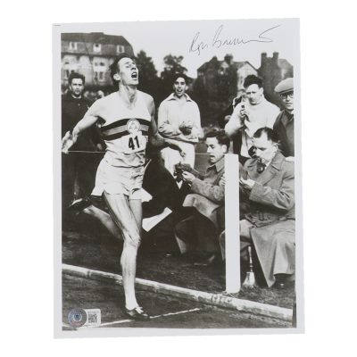 Roger Bannister 8X10 aláírt fotó