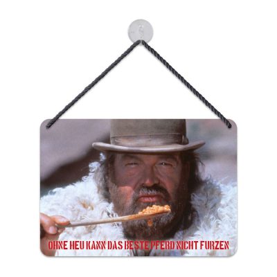 Bud Spencer Tin Sign Bohnen 165 x 115 cm