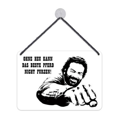Bud Spencer Tin Sign Beste Pferd 165 x 115 cm