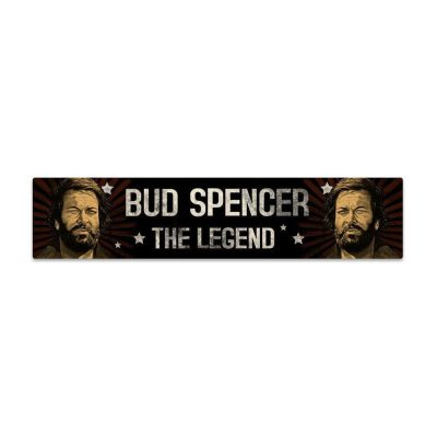 Bud Spencer Tin Sign with Magnet The Legend 16 x 35 cm
