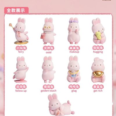 Momo Bunny Daily Series Mini Figura 9 cm Display (9)