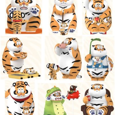 I Am Not Fat Tiger Roaring Love Series Mini Figura 9 cm Display (8)